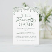 フォレストシンプルグリーン植物花嫁と言わない エンクロージャーカード (スタンド正面)