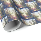 フォレストシーンブルカウムースカールボー1879 ラッピングペーパー (ロールコーナー)