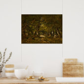 フォレストシーン – ディアズデラペーニャファインアート ポスター (キッチン)