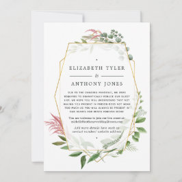 フォレストジオメトリック減らヘバ結婚リウムのゲスト 案内状