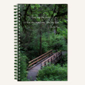 フォレストジョンミュア引用文への道 ノートブック (正面)