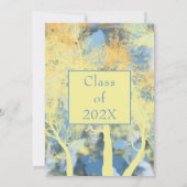 フォレストスタイリッシュサンセットパーティの招待状 招待状 (裏面)