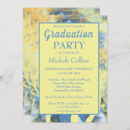 フォレストスタイリッシュサンセットパーティの招待状 招待状