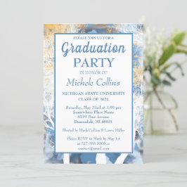 フォレストスタイリッシュサンセットパーティの招待状 招待状