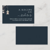 フォレストスターズスノーブライトウィンターブライダルシャワー エンクロージャーカード (正面/裏面)