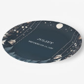 フォレストスターズスノーブライトウィンターブライダルシャワー ペーパープレート (アングル)