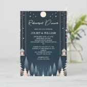 フォレストスターズスノー明るい冬のリハーサルディナー 招待状 (スタンド正面)