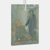 フォレストスティルムーンシナーズホワイト稲妻酒 ガラスオーナメント (正面右)