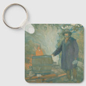 フォレストスティルムーンシナーズホワイト稲妻酒 キーホルダー (正面)