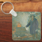 フォレストスティルムーンシナーズホワイト稲妻酒 キーホルダー (正面)