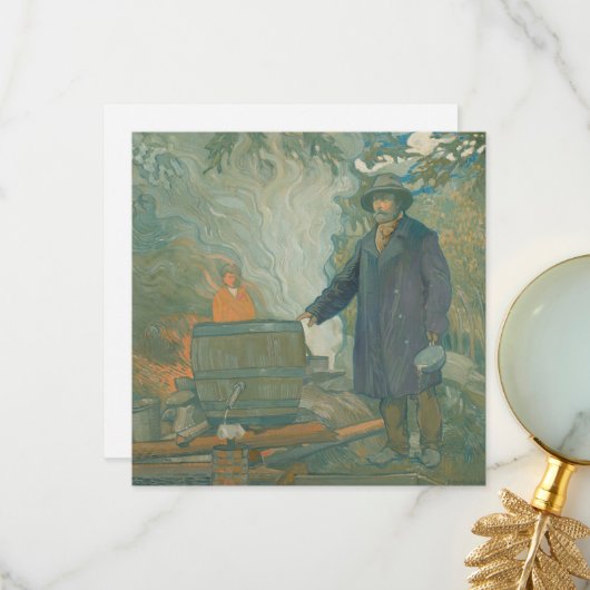 フォレストスティルムーンシナーズホワイト稲妻酒 サンキューカード (正面/裏面インサイチュ)