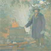 フォレストスティルムーンシナーズホワイト稲妻酒 シール (正面)