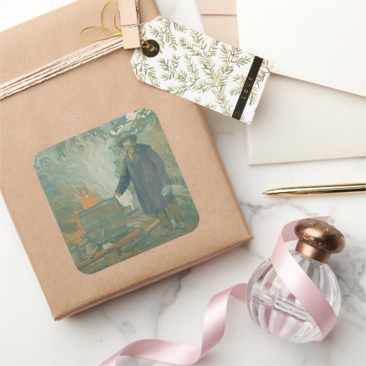 フォレストスティルムーンシナーズホワイト稲妻酒 スクエアシール (ギフト)