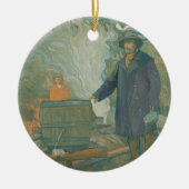 フォレストスティルムーンシナーズホワイト稲妻酒 セラミックオーナメント (正面)