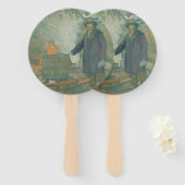 フォレストスティルムーンシナーズホワイト稲妻酒 ハンドファン (正面&裏面)