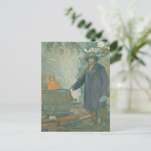 フォレストスティルムーンシナーズホワイト稲妻酒 ポストカード (スタンド正面)