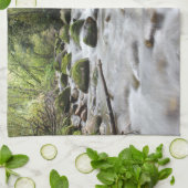 フォレストストリームハンドタオル キッチンタオル (折り畳み)