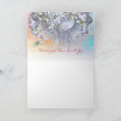 「フォレストスピリット：ウィンター」デラックスホリデーカード シーズンカード (内部)