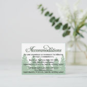 フォレストズ結婚アコモデーション – 披露宴カード エンクロージャーカード (スタンド正面)