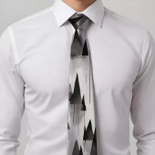 フォレストタイインスパイアパターン(の模様が)あるプ ネクタイ