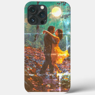 フォレストダンスカップルiPhoneケースとモノグラム'M' iPhone 13 Pro Maxケース