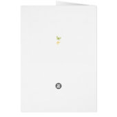 フォレストダークコテージコア誕生日カード (裏面)