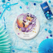 フォレストチルドレンキツネ誕生日 ペーパープレート (パーティー)