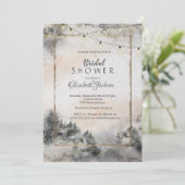 フォレストツリーのストリングライト 招待状 (スタンド正面)