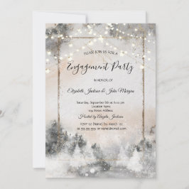 フォレストツリーウッドランド婚約 招待状