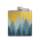 フォレストツリーズゴールデンランドスケープベビーモノグラム フラスク (裏面)