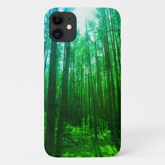 フォレストツリーズスカイベラルーシ自然iPhone 11ケース Case-Mate iPhoneケース (裏面)