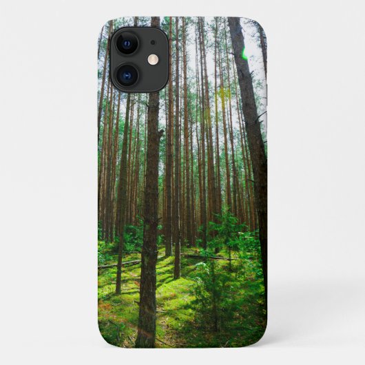 フォレストツリーズスカイベラルーシ自然iPhone 11ケース Case-Mate iPhoneケース (裏面)