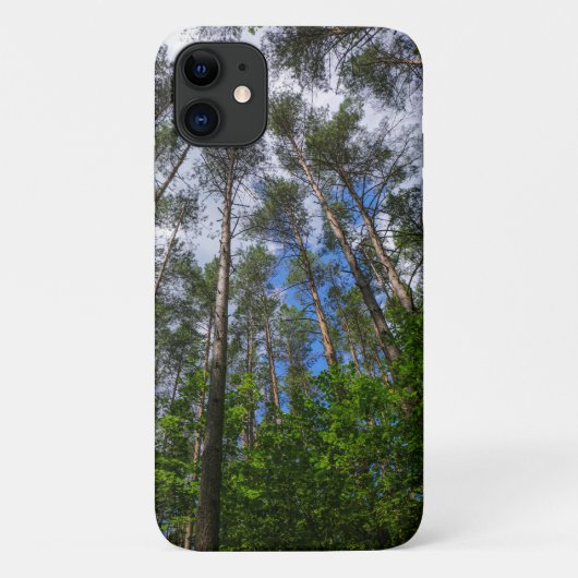 フォレストツリーズスカイベラルーシ自然iPhone 11ケース Case-Mate iPhoneケース (裏面)