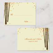 フォレストツリーズ結婚フラット座席表 プレイスカード (正面/裏面)