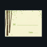 フォレストツリーズ結婚フラット座席表 プレイスカード<br><div class="desc">このユニークとお洒落Forest Treesのコレクション結婚はberryberrysweet.comによって魔法の日に祝最適な選択である。その他の色と一致するコレクションはberryberrysweet.comから入手できる。フォレストの木のコレクション全体を表示する（緑とオレンジで利用可能）</div>