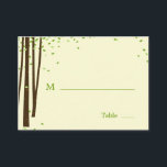 フォレストツリーズ結婚フラット座席表 プレイスカード<br><div class="desc">このユニークとお洒落Forest Treesのコレクション結婚はberryberrysweet.comによって魔法の日に祝最適な選択である。その他の色と一致するコレクションはberryberrysweet.comから入手できる。フォレストの木のコレクション全体を表示する（緑とオレンジで利用可能）</div>