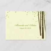 フォレストツリーズ結婚フラット座席表 プレイスカード (裏面)