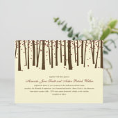 フォレストツリーズ結婚式招待状-ブルゴーニュ 招待状 (スタンド正面)