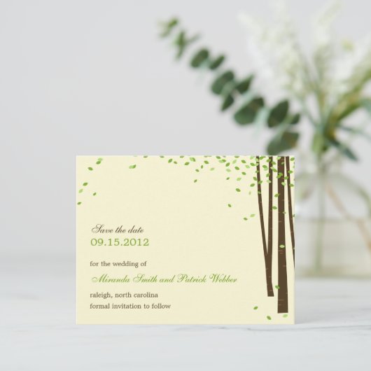 フォレストツリーセーブ・ザ・デート案内-緑- セーブザデート (スタンド正面)