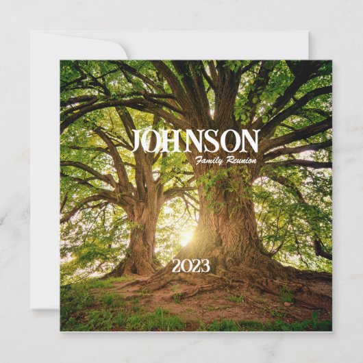 フォレストツリーファミリー懇親会招待状 シーズンカード (正面)