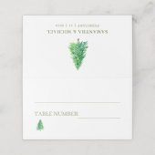 フォレストツリーフローラボホ結婚ズ プレイスカード (外部開封)