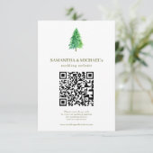 フォレストツリーフローラ結婚QrのWebサイト エンクロージャーカード (スタンド正面)