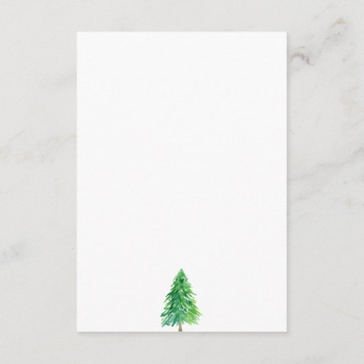 フォレストツリーフローラ結婚QrのWebサイト エンクロージャーカード (裏面)