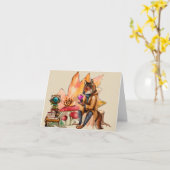 フォレストティーパーティー カード (黄色い花)