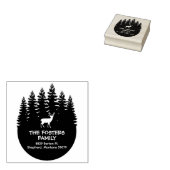 フォレストディアファミリー差出人住所 ラバースタンプ (押印)