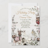 フォレストディアホリデー企業のクリスマスパーティー 招待状 (正面)