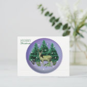 フォレストディアーアンドアニマルフレンズホリデーハガキ シーズンポストカード (スタンド正面)