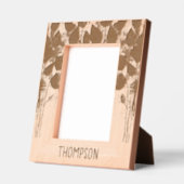 フォレストデザイン個人用木材 レーザー彫刻フレーム (左)