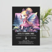 フォレストデジタルフェアリー誕生日 招待状 (スタンド正面)