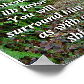 フォレストトレイルイザヤ41:10プリント ポスター (角)